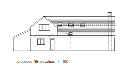 PA20/00542 PROPOSED Elevation NE PA20/00542 PROPOSED Elevation NE